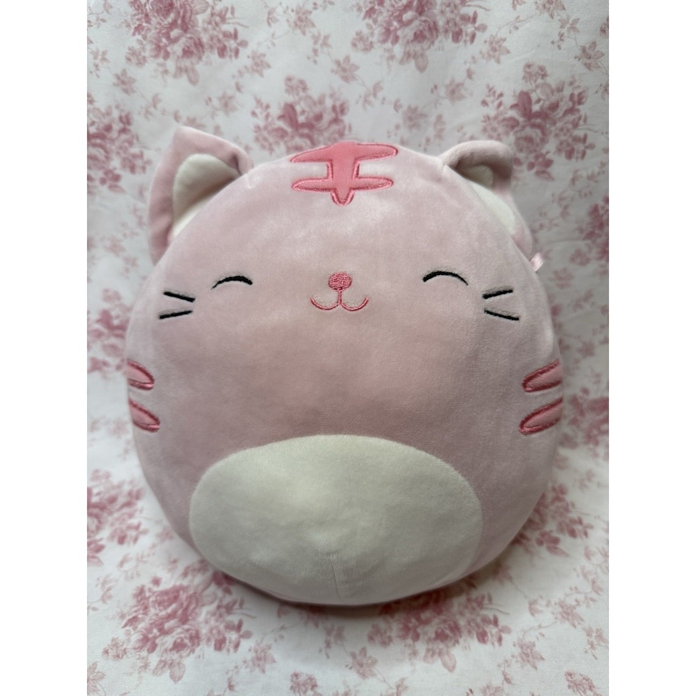 Squishmallows Paulita Pink Tabby Cat 9" Plush Stuffed Animal